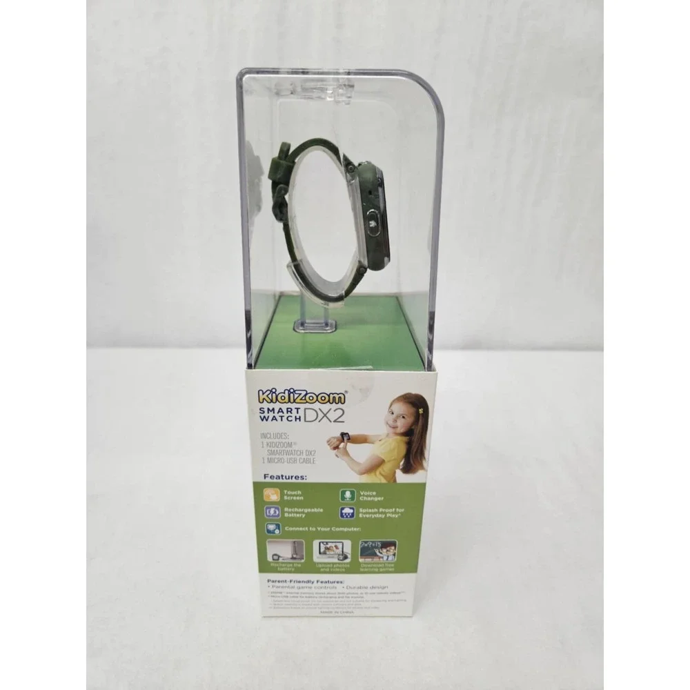 Vtech KidiZoom Smart Watch DX2 For Kids Ages 4 + Years- Green Camo‎ *New